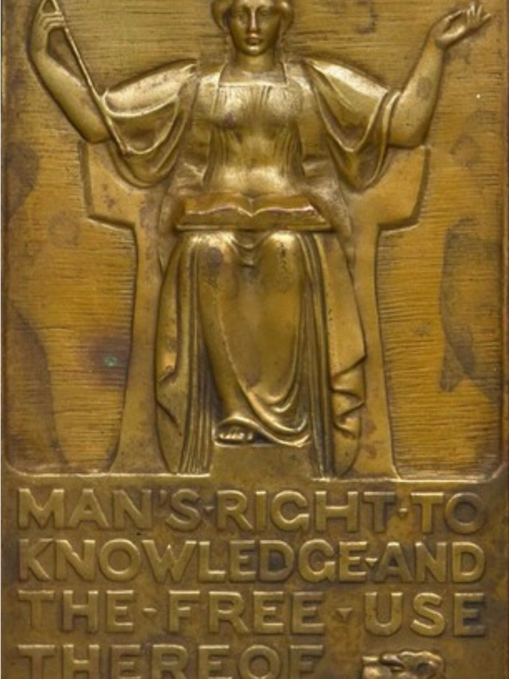 1954 Columbia University Bicentennial Medal. By Oronzio Maldarelli. Bronze.
